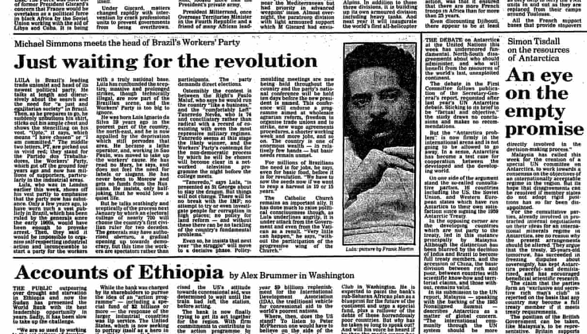 Lula está apenas esperando pela revolução – arquivo, 1984