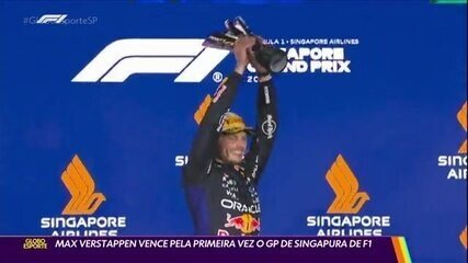 Max Verstappen vence pela primeira vez o GP de Singapura de F1