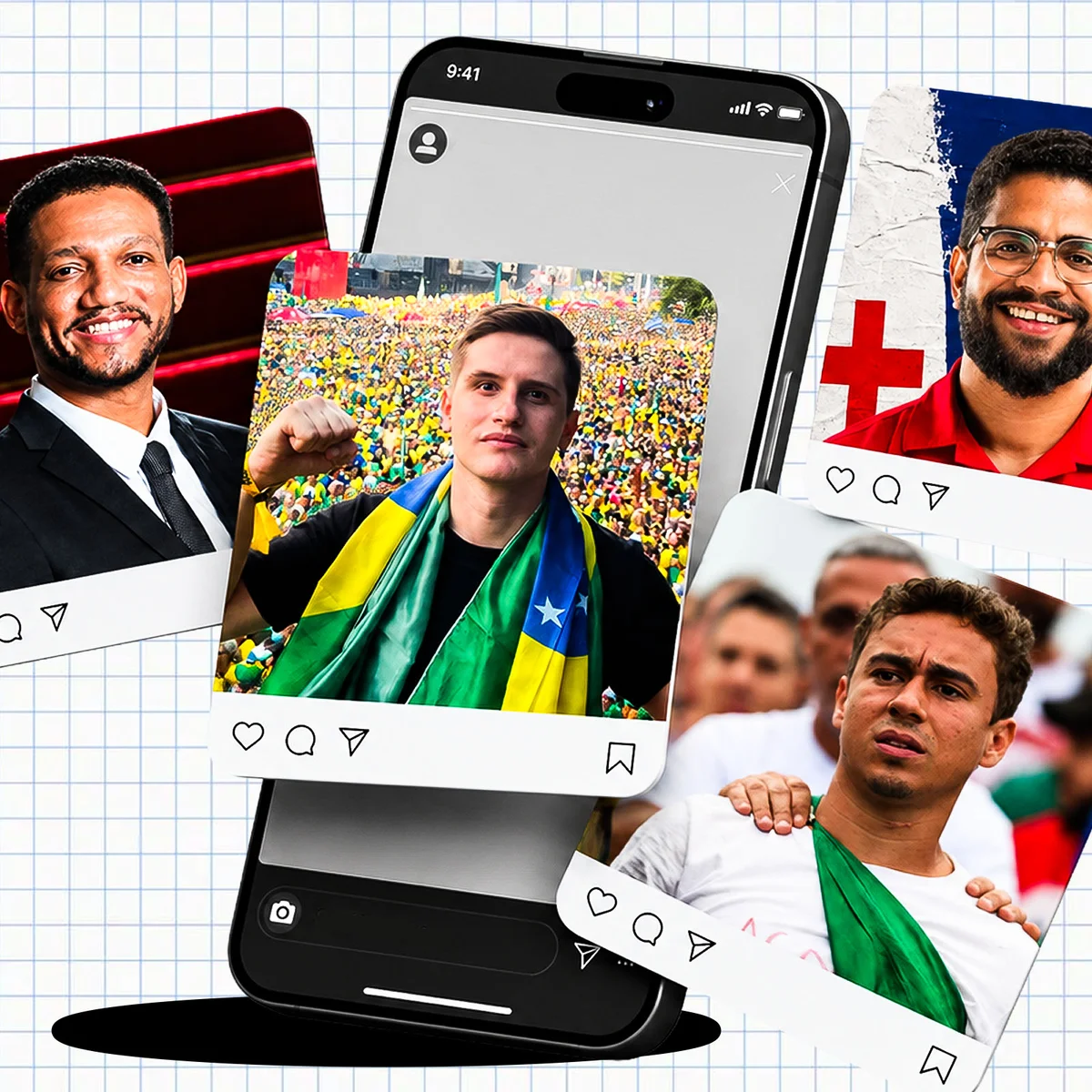 Candidatos "influencers" mostram força das redes com votações expressivas