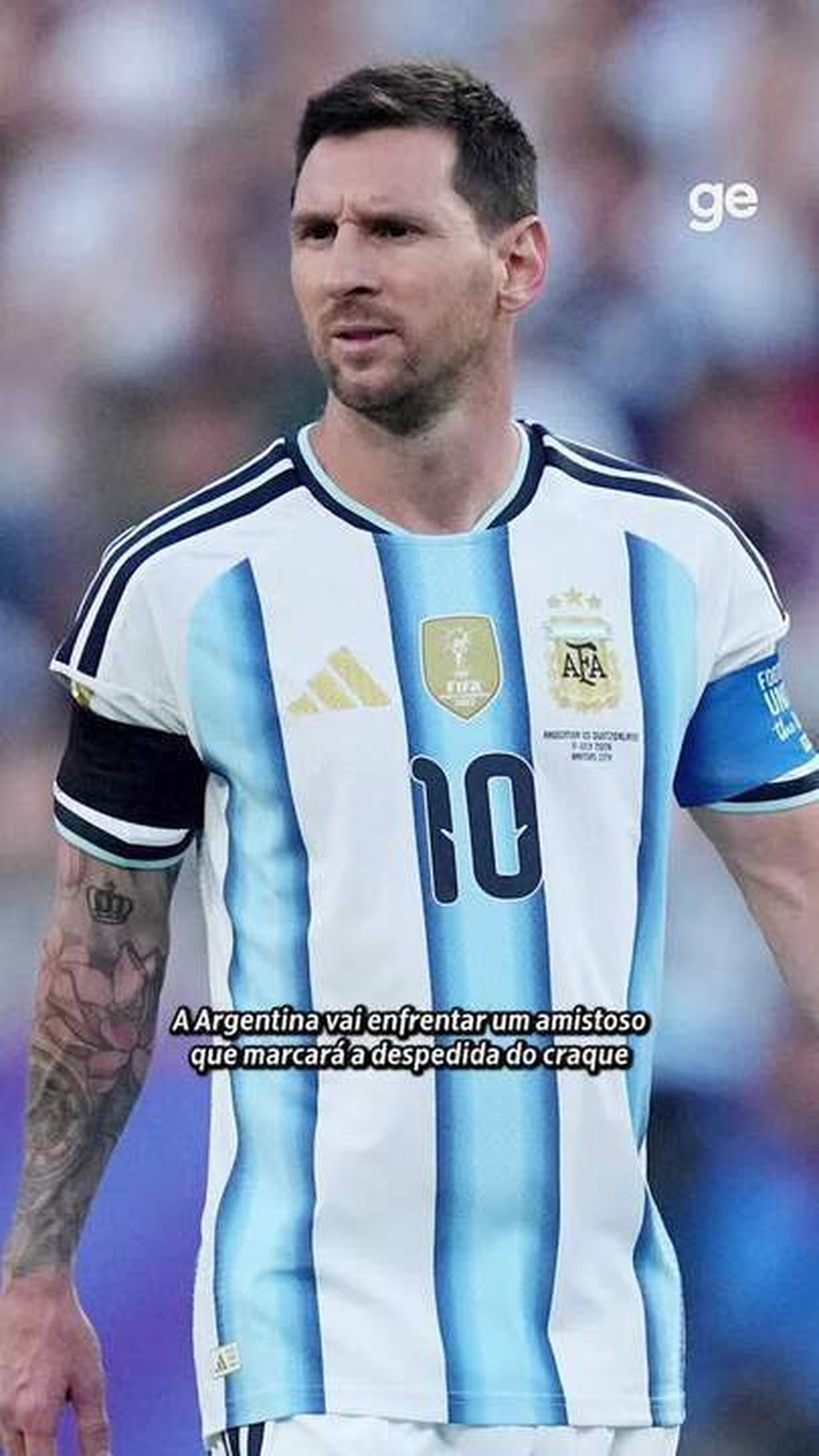 Vai lotar! Ingressos para despedida de Messi chegaram a R$ 1,6 mil e esgotaram em 90 minutos