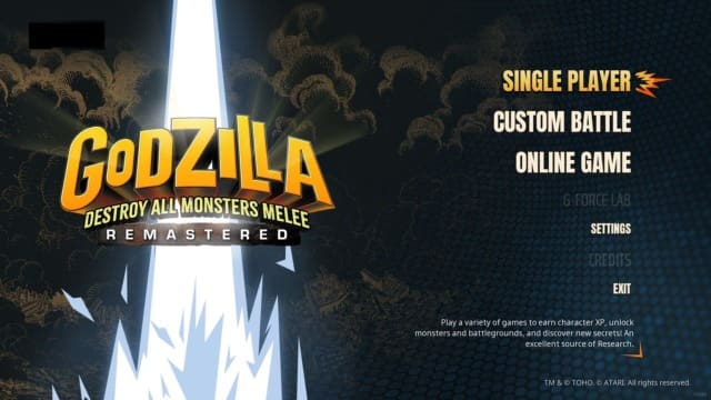 Passe seu fim de semana com Godzilla graças a uma demonstração gratuita de Destroy All Monsters Melee Remastered