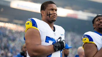 O tackle dos Rams, Alaric Jackson, ganha recurso e faltará apenas um jogo por ter socado o Bradley Chubb dos Bills