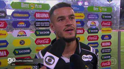 Coutinho celebra gol após oito meses, e diz: "Merecemos a vitória"