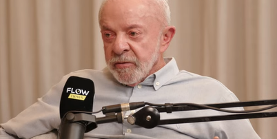 Lula durante participação no Flow Podcast nesta quinta-feira, 1º Foto: Reprodução/YouTube/@FlowPodcast