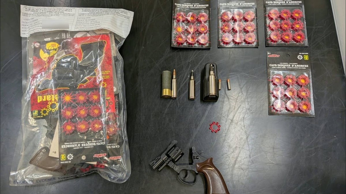 Man, 19, charged after cap gun allegedly fired at woman: RCMP