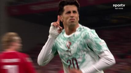 Dinamarca 2 x 4 Portugal | melhores momentos | 3ª rodada | Liga das Nações UEFA