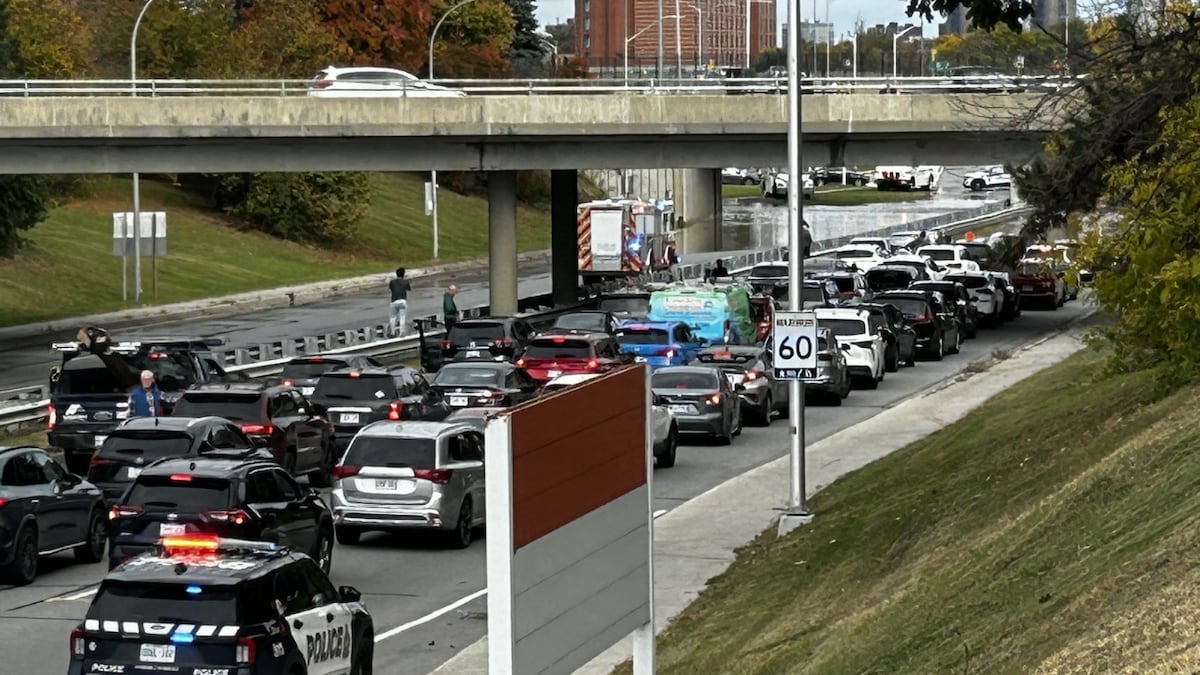 Watermain break forces closure of Riverside Drive at Industrial Avenue